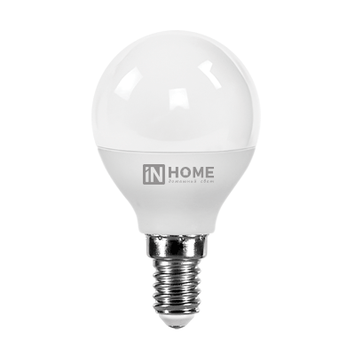 Лампа светодиодная LED-ШАР-VC 6Вт 230В Е14 6500К 570Лм IN HOME