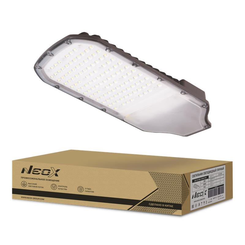 Светильник уличный сд ДКУ-03 50Вт 5000К 5500Лм 110лм/Вт линзованный IP65 NEOX